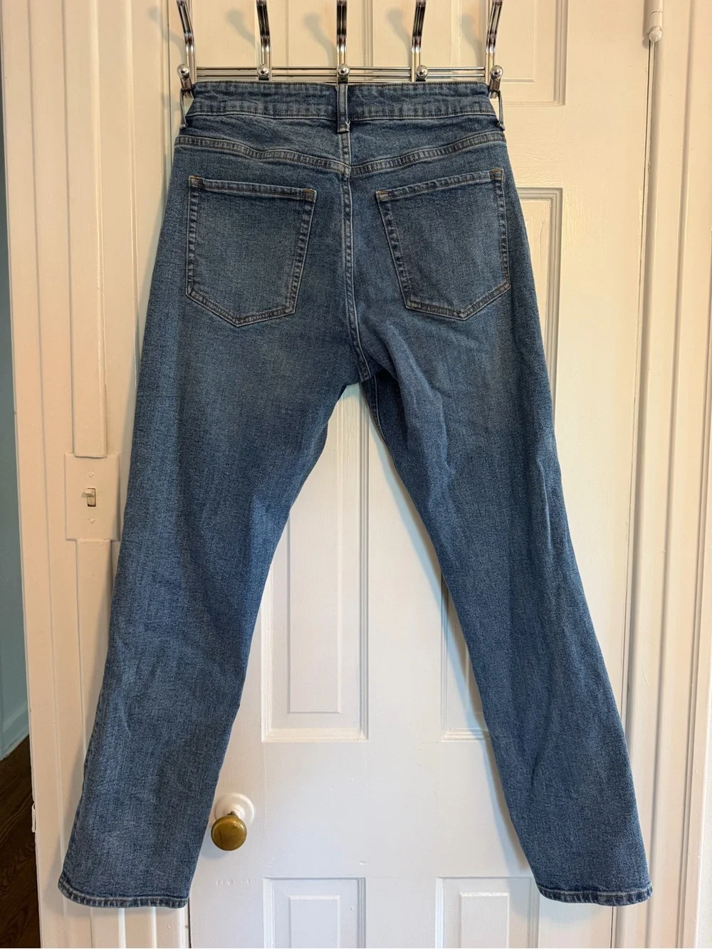 Quince Athletic Tapered Stretch Jeans – Azure Blue 32x32